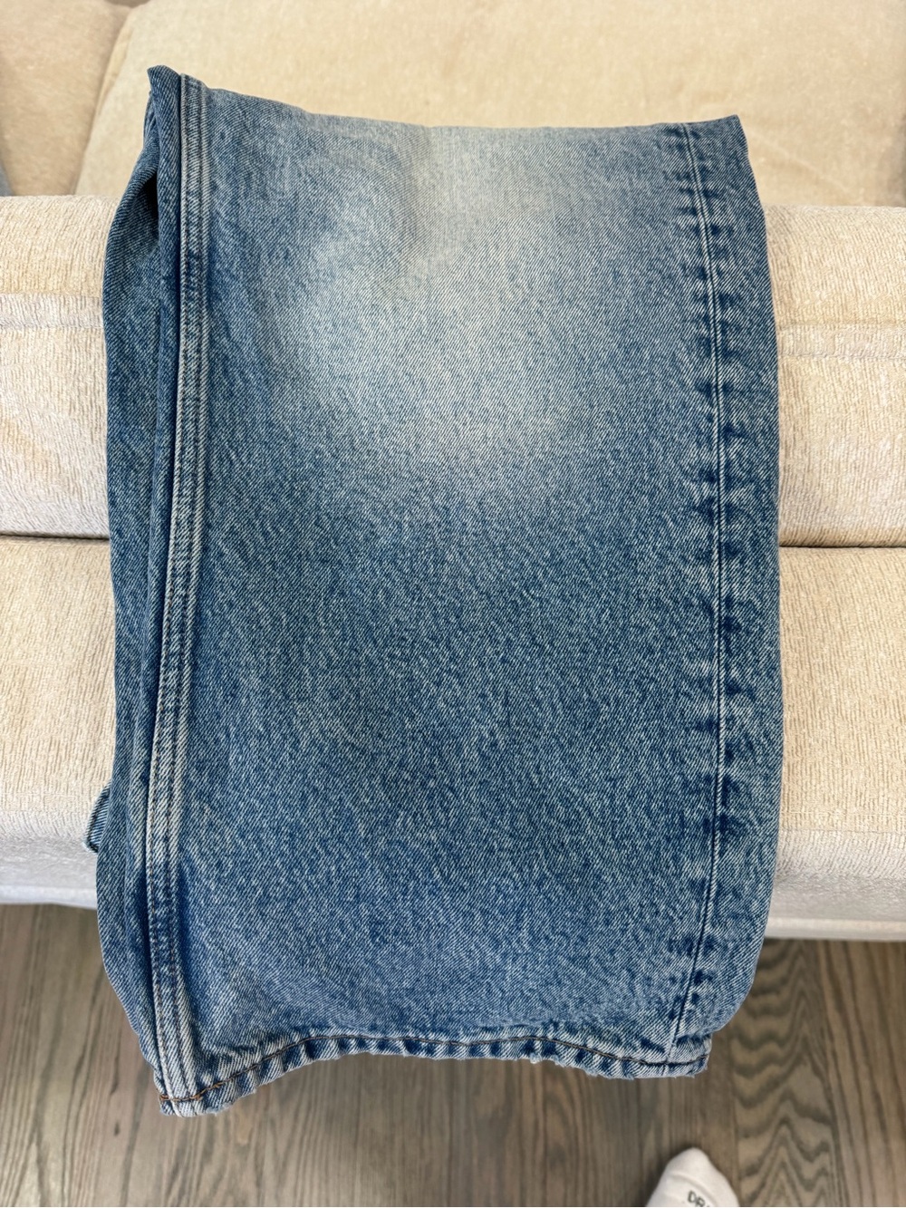 We The Free Relaxed Wide-Leg Light Blue Jeans Women’s 30 ~ WORN ONCE - Picture 11 of 15